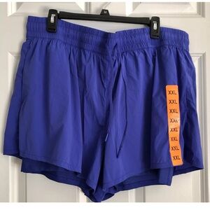 Spyder Active Women's Short Size XXL Perennial BIue, inner Short, Pockets,(2X)